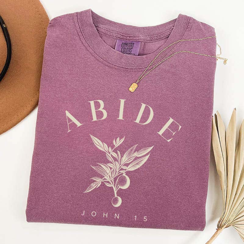 ABIDE Faith Based Streetwear T-Shirt