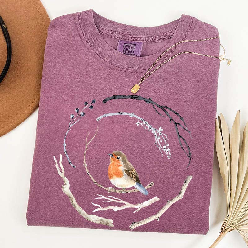 Cute Bird Lover Peace T-Shirt