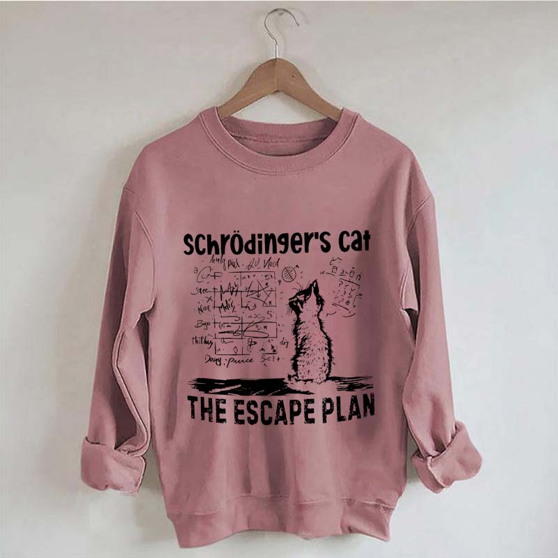 Funny Physics Science Cat Sweatshirt