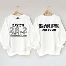 Custom Marathon Support Crew Sweatshirt