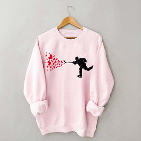 Ice Hockey Hearts Player Sweatshirt