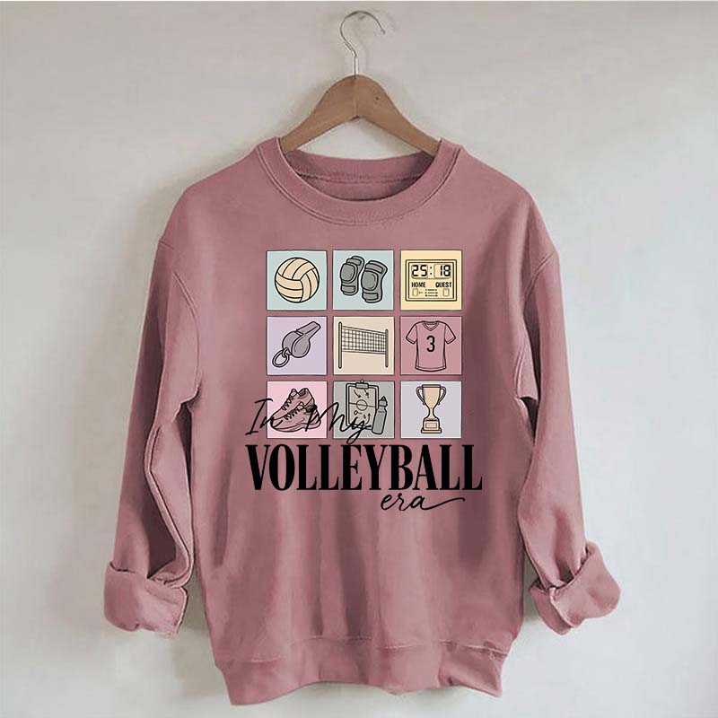Just A Day In A Life With A Volleyball Girly Sweatshirt