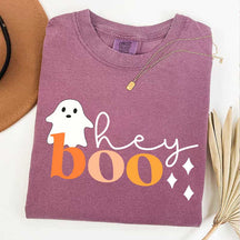 Hey Boo Ghost Halloween T-Shirt