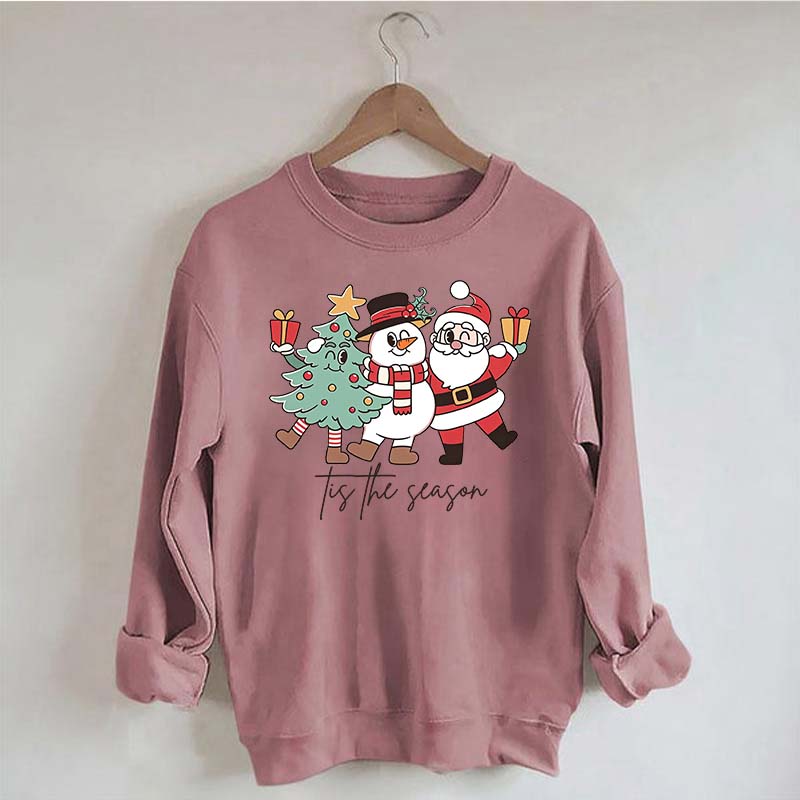 Tis The Season Santa Tree Sweatshirt