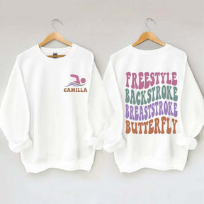 Personalized Name Swim Sweatshirt