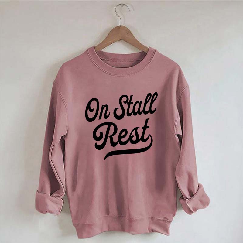 Funny Horse On Stall Rest Sweatshirt