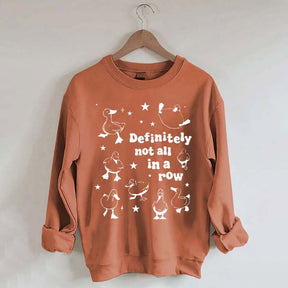 Retro Ducks Not in A Row Sweatshirt