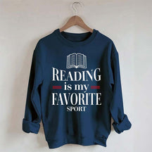 Reading Is My Favourite Sport Readers Sweatshirt