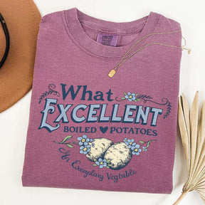 What Excellent Boiled Potatoes Funny Meme T-Shirt