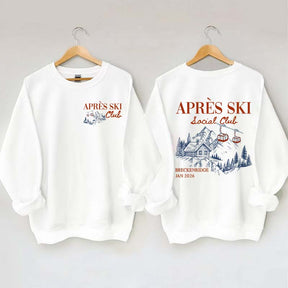 Retro Ski Lodge Warm Winter Sweatshirt