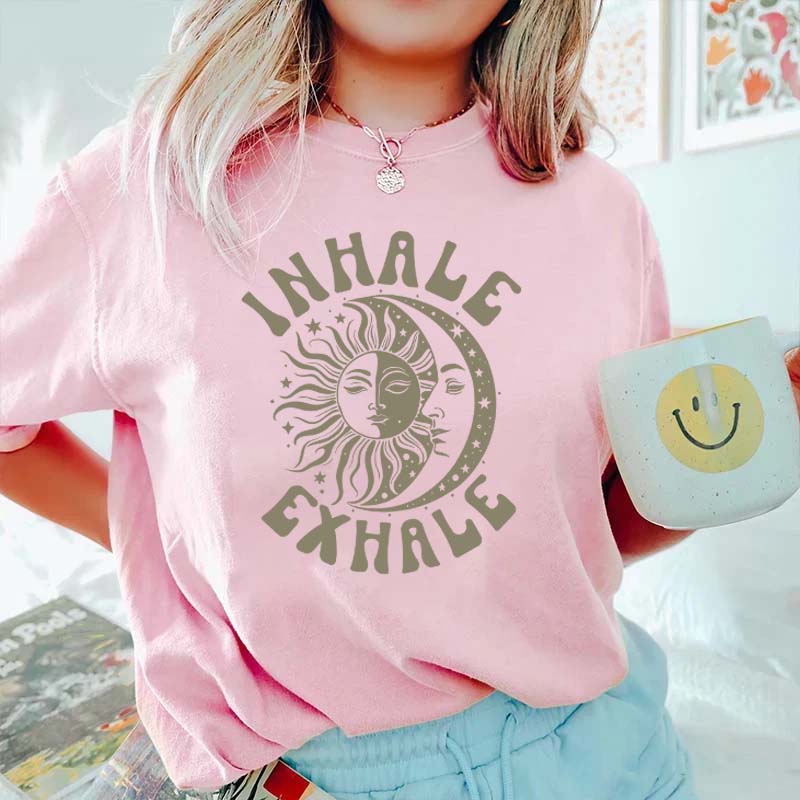 Boho Yoga Sun and Moon T-Shirt
