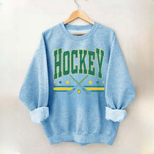 Retro Varsity Hockey Sweatshirt
