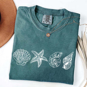 Seashell Coastal Aesthetic T-Shirt