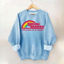 Reading Rainbow Take A Look It's In A Book Sweatshirt