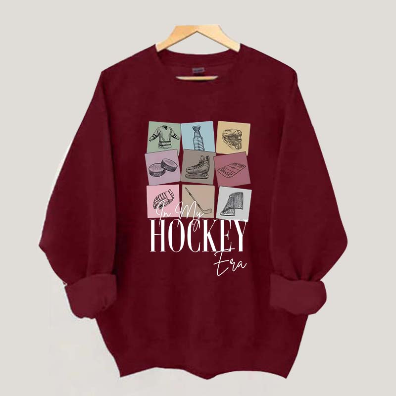 Retro In My Hockey Era Sweatshirt