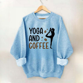 Yoga And Coffee Sweatshirt