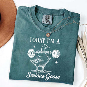 Today I'm A Serious Goose Weightlifting T-Shirt