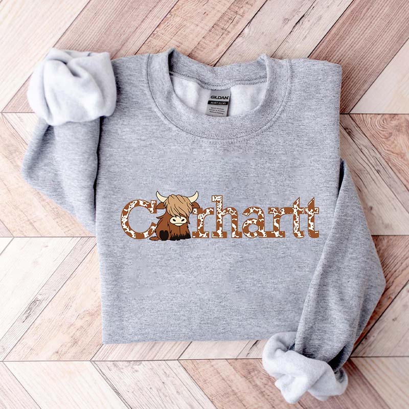 Highland Cow Cute Sweatshirt