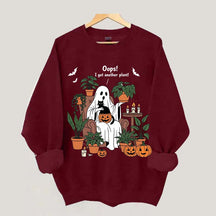 Oops I Got Another Plant Ghost Sweatshirt
