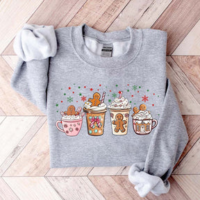 Gingerbread Christmas Coffee Cute Sweatshirt