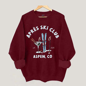 Custom Apres Ski Club Bachelorette Sweatshirt