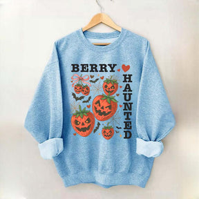 Strawberry Coquette Summerween Scary Fruit Sweatshirt
