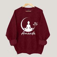 Personalized Yoga Name Sweatshirt