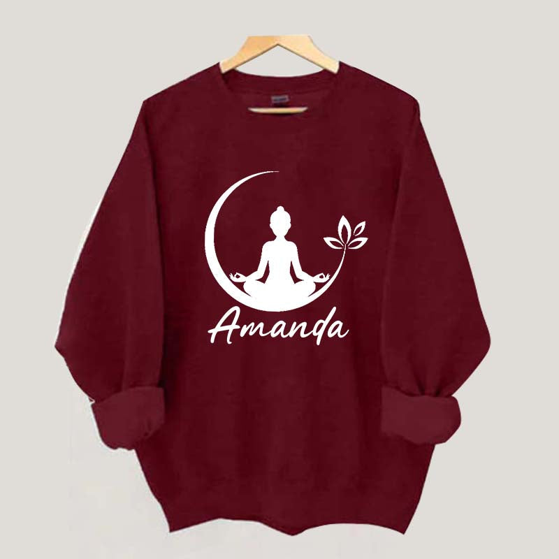 Personalized Yoga Name Sweatshirt