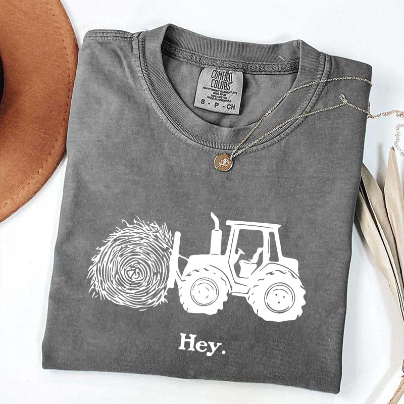 Funny Tractor Hay Pun T-Shirt