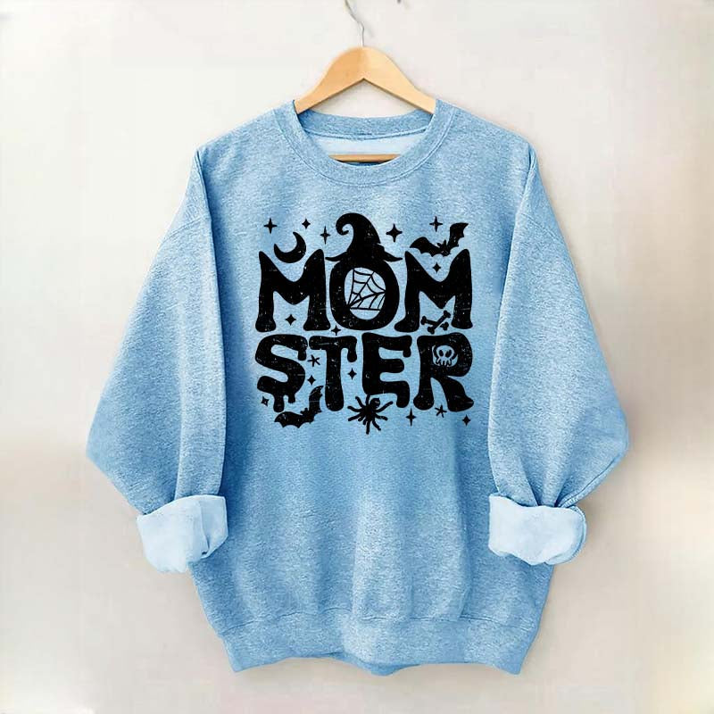 Halloween Momster Pumpkin Sweatshirt