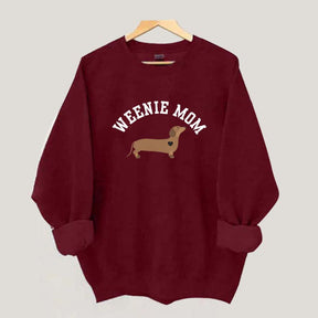 Weenie Mom Dachshund Sweatshirt