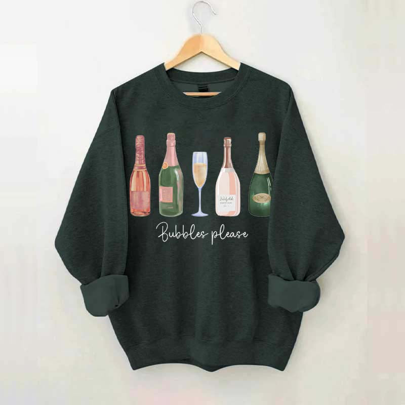 Bubble Please Champagne Sweatshirt