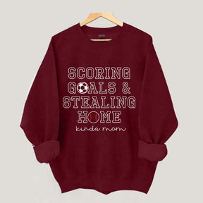 Soccer And Baseball Mama Sweatshirt