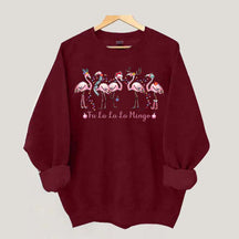 Pink Fa La La Mingo Christmas Sweatshirt