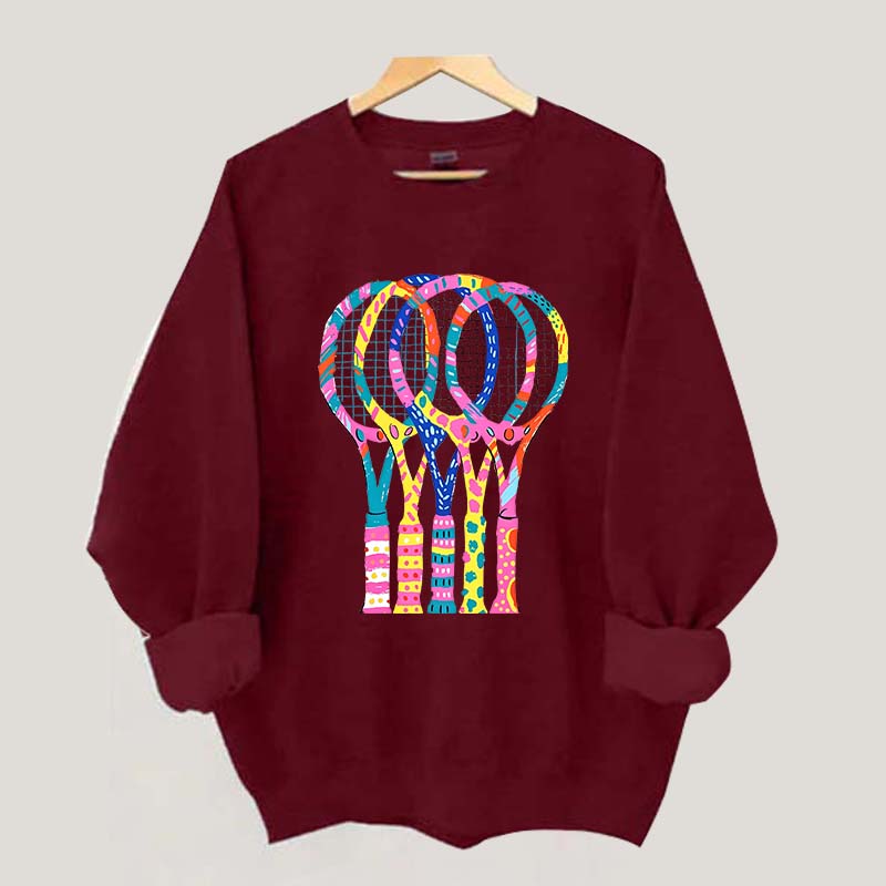Trendy Sport Tennis Coach Sweatshirt
