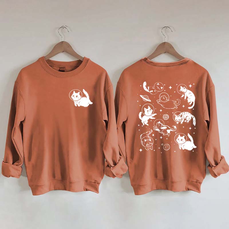 Cats in Space Sweatshirt