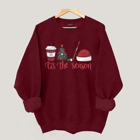 Christmas Hockey Lover Sweatshirt