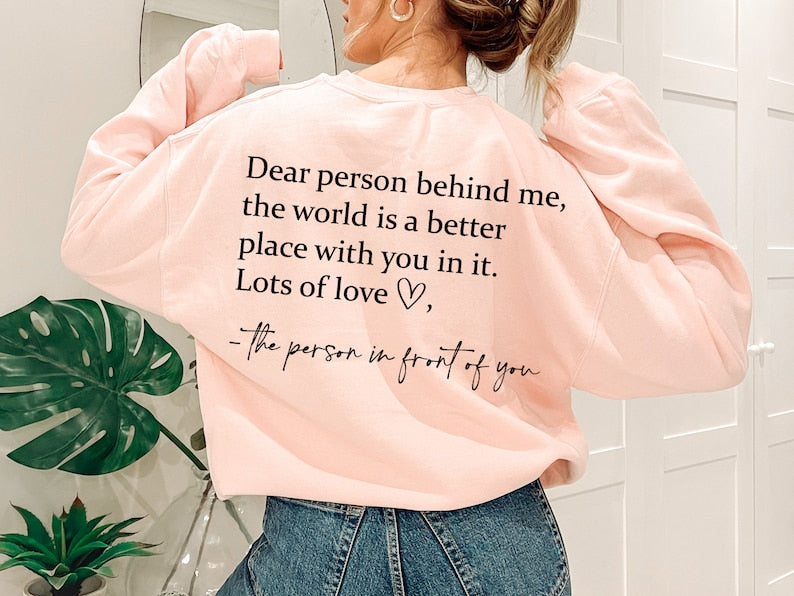 Trendy Inspirational Sweatshirt