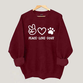 Peace Love Dogs Sweatshirt