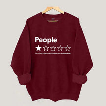 People One Star Review Sweatshirt