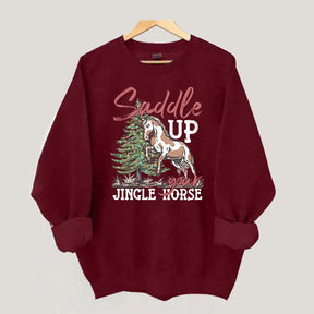 Saddle Up Your Jingle Horse Sweatshirt