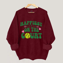 Happiest on The Court Sweatshirt