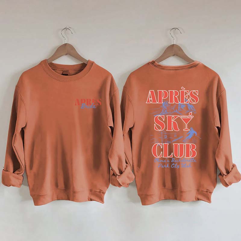 Custom Apres Ski Bachelorette Sweatshirt