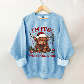 I'm Fine Everything Is Fine Sweatshirt