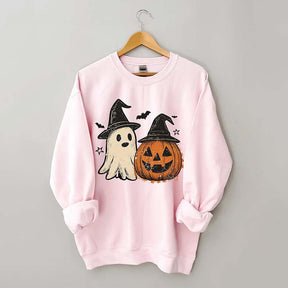 Preppy Floral Pumpkin Sweatshirt