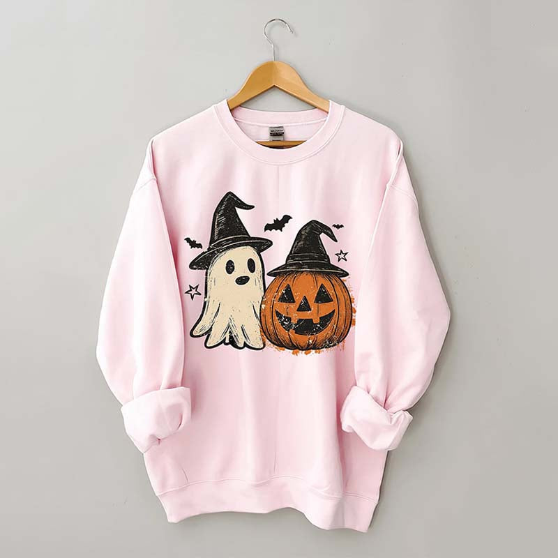 Preppy Floral Pumpkin Sweatshirt