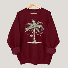 Christmas Palm Tree Sweatshirt