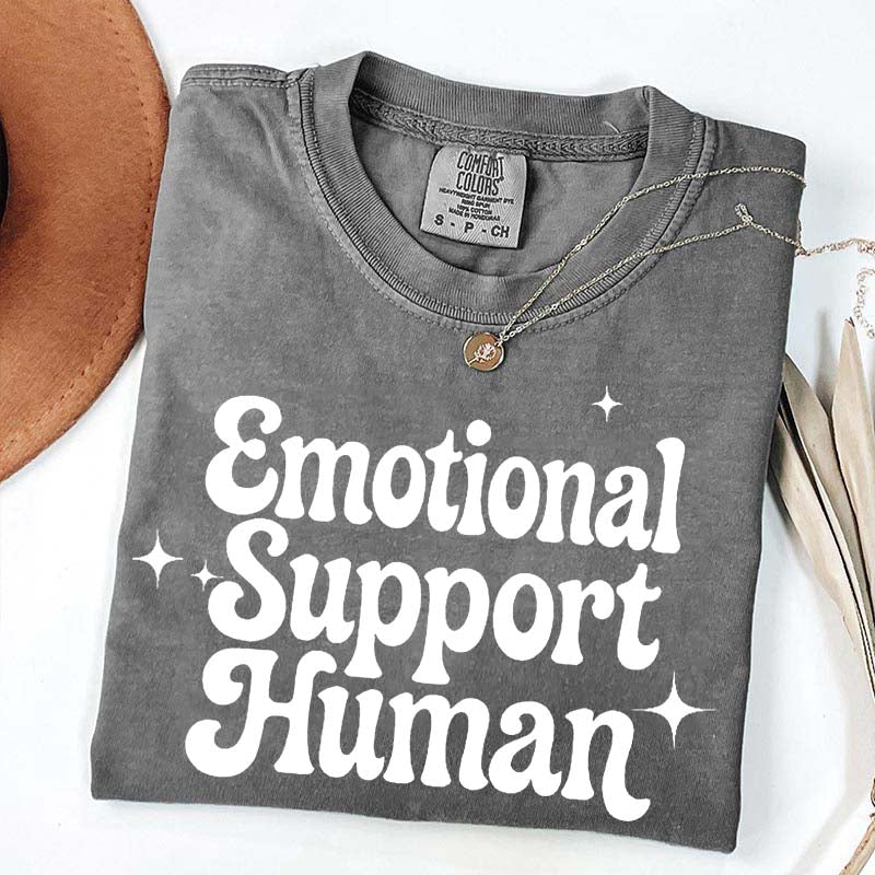 Emotional Support Human Minimalist T-Shirt