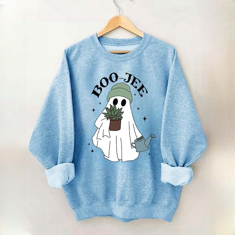 Crazy Plant Lady Ghost Sweatshirt