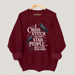 Cross Stitching Gift for Mom Sweatshirt